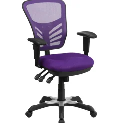 Flash Furniture Mid-Back Mesh Task Chair with Triple Paddle Control