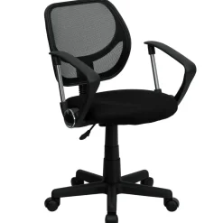 Flash Furniture Mid-Back Mesh Task Chair with Arms
