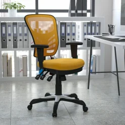 Flash Furniture Mid-Back Mesh Task Chair with Triple Paddle Control