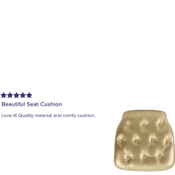 Flash Furniture Tufted Vinyl Chiavari Chair Cushion