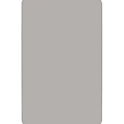 Flash Furniture 30''W x 72''L Rectangular Activity Table with 1.25'' Thick High Pressure Grey Laminate Top and Height Adjustable Preschool Legs