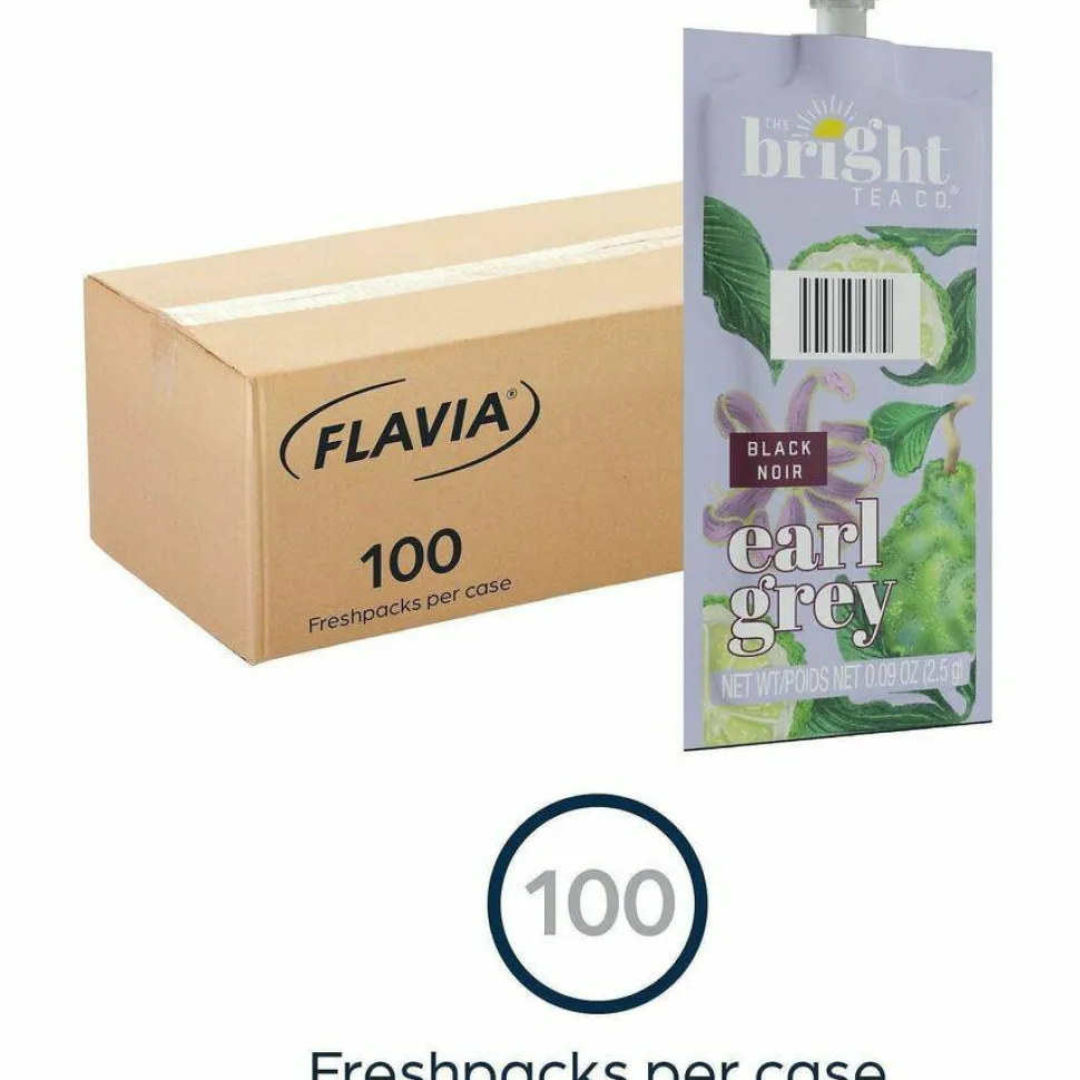 Flavia Bright Tea Co Earl Grey Black Tea Black Tea Freshpack