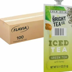 Flavia Bright Tea Co. Green Tea with Honey Iced Green Tea Freshpack