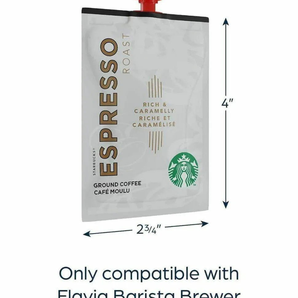 Flavia Freshpack Starbucks Espresso Dark Roast Coffee