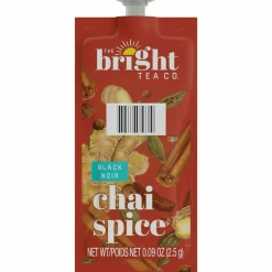 FLAVIA The Bright Tea Co. Chai Spice Black Tea Freshpack, 100/Carton