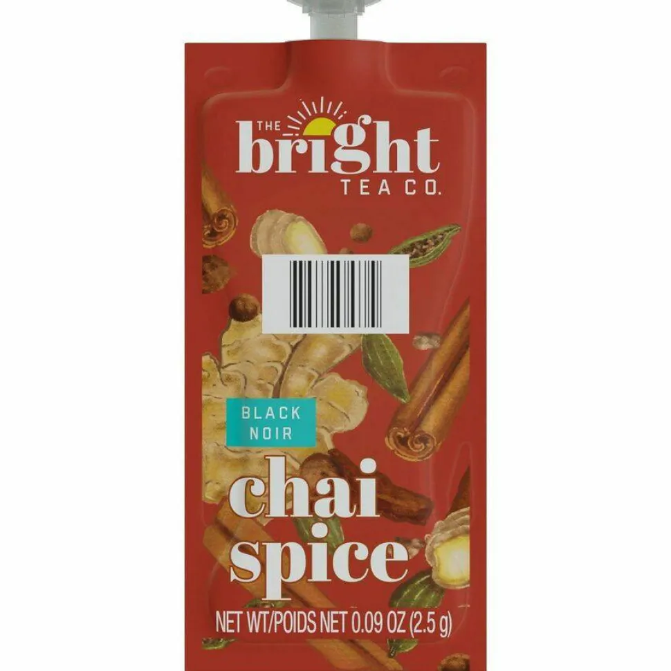 FLAVIA The Bright Tea Co. Chai Spice Black Tea Freshpack, 100/Carton