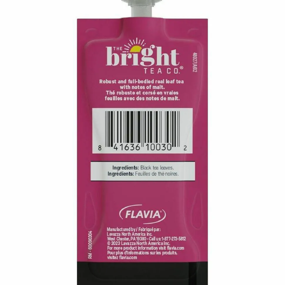 FLAVIA The Bright Tea Co. English Breakfast Black Tea Freshpack, 40/Carton