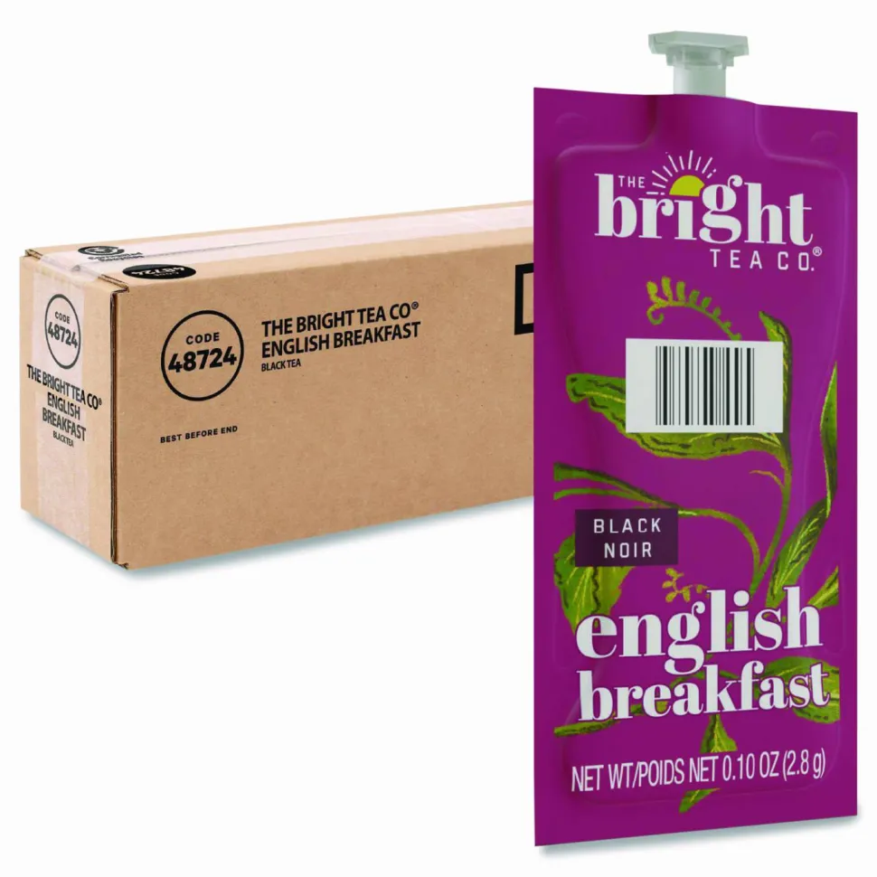 FLAVIA The Bright Tea Co. English Breakfast Black Tea Freshpack, 40/Carton