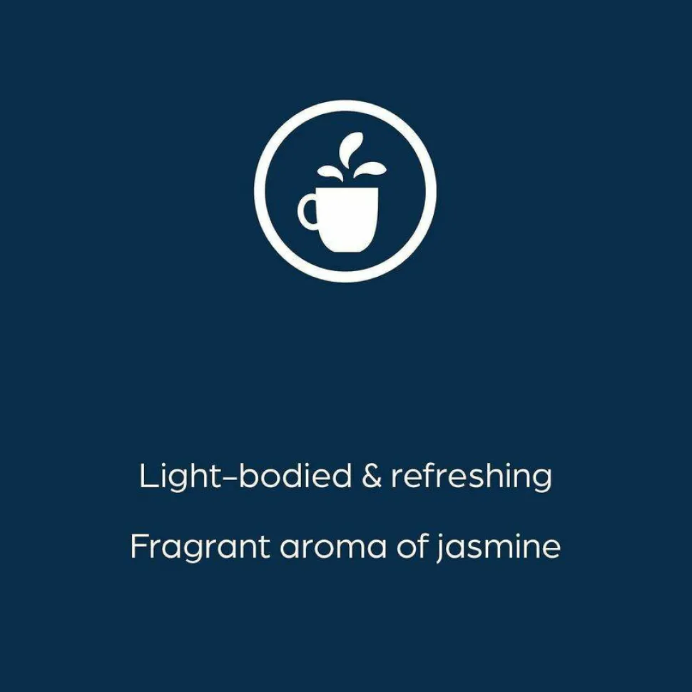 FLAVIA The Bright Tea Co. Green with Jasmine Tea Freshpack, 100/Carton