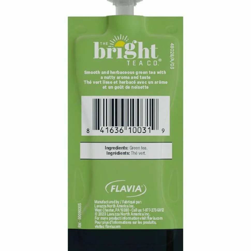 FLAVIA The Bright Tea Co. Select Green Tea Freshpack, 100/Carton