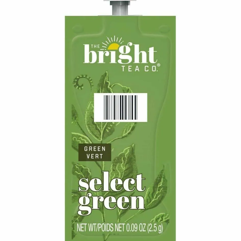 FLAVIA The Bright Tea Co. Select Green Tea Freshpack, 100/Carton
