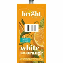 FLAVIA The Bright Tea Co. White with Orange Tea Freshpack, 100/Carton