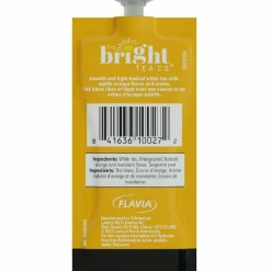 FLAVIA The Bright Tea Co. White with Orange Tea Freshpack, 100/Carton