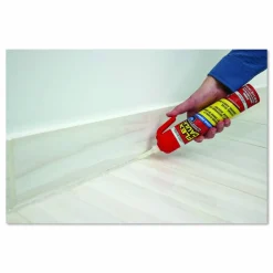 Flex Seal Products Flex Caulk Hi-Performance Silicone Caulk, 6.5 oz Aerosol Can, Dries Clear, 4/Carton