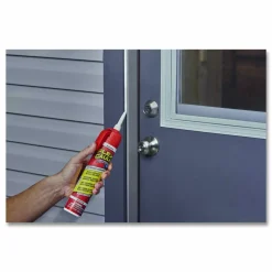 Flex Seal Products Flex Caulk Hi-Performance Hybrid Caulk, 9 oz Aerosol Can, Dries White, 4/Carton