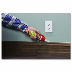 Flex Seal Products Flex Caulk Hi-Performance Hybrid Caulk, 9 oz Aerosol Can, Dries White, 4/Carton