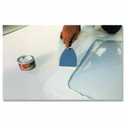 Flex Seal Products Flex Paste Super Thick Rubberized Paste, 1 lb Can, Dries White, 4/Carton