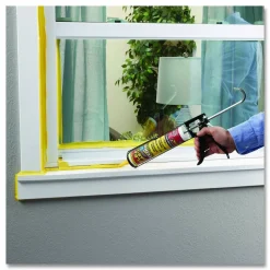 Flex Seal Products Flex Paste Flood Protection Paste, 9 oz Cartridge, Dries Yellow, 6/Carton
