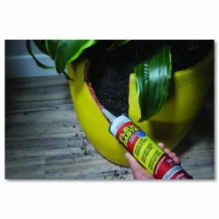 Flex Seal Products Flex Paste Super Thick Rubberized Paste, 9 oz Cartridge, Dries Clear, 4/Carton