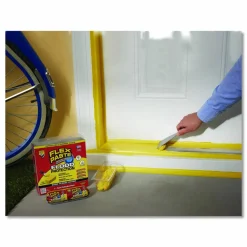 Flex Seal Products Flex Paste Flood Protection Paste, (6) 8.7 oz Sleeves with Tray/Pack, Dries Yellow, 2 Packs/Carton