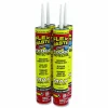 Flex Seal Products Flex Paste Flood Protection Paste, 28 oz Cartridge, Dries Yellow, 4/Carton