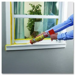 Flex Seal Products Flex Paste Flood Protection Paste, 28 oz Cartridge, Dries Yellow, 4/Carton