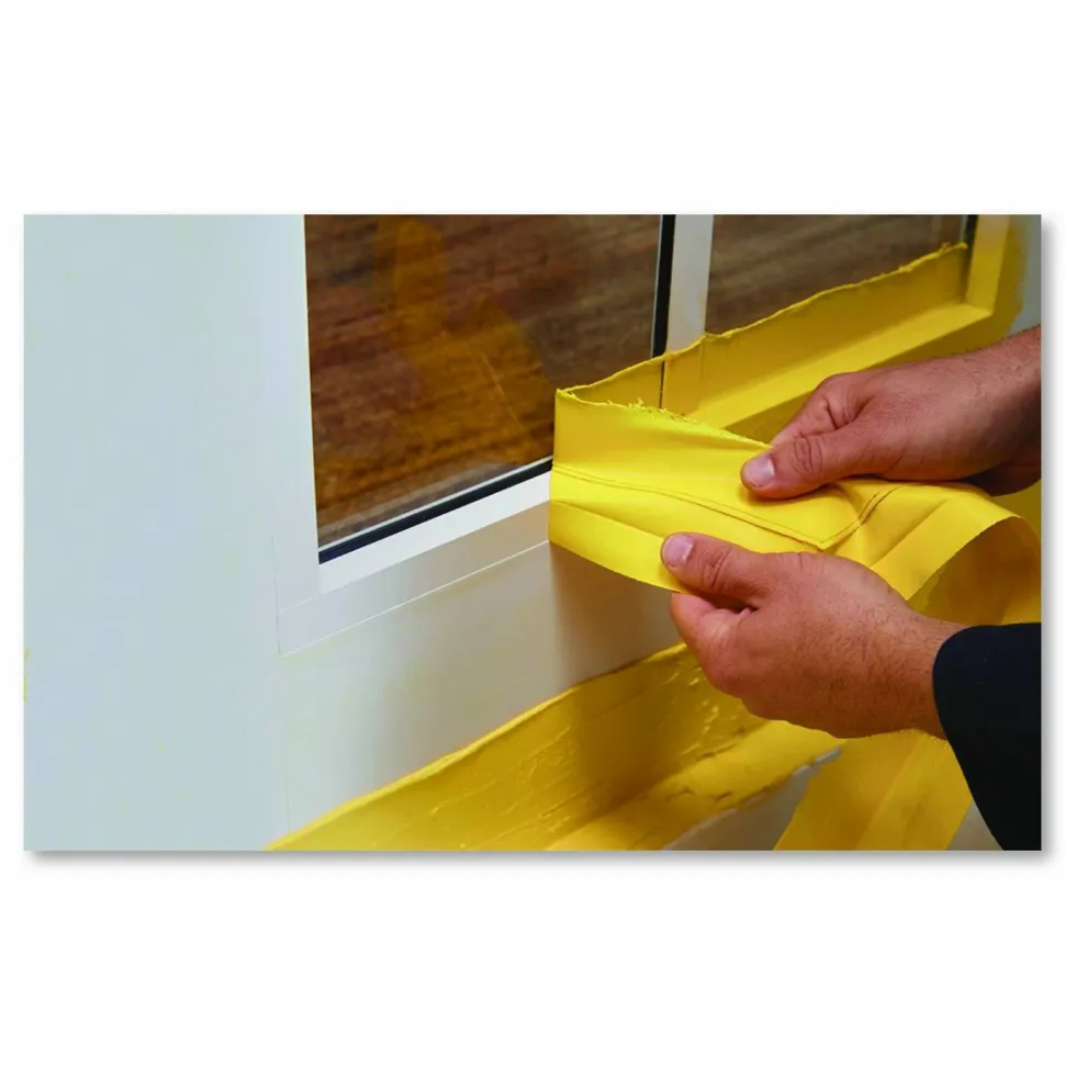 Flex Seal Products Flex Paste Flood Protection Paste, (3) 8.7 oz Sleeves with Tray/Pack, Dries Yellow, 3 Packs/Carton