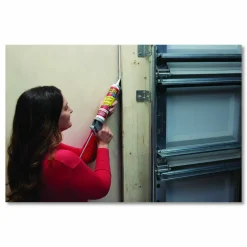 Flex Seal Products Flex Paste Super Thick Rubberized Paste, 9 oz Cartridge, Dries White, 4/Carton