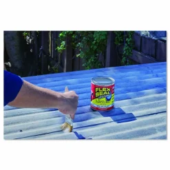 Flex Seal Products Flex Seal Liquid Rubber Sealant Coating Liquid, 32 oz Can, Dries Clear, 6/Carton