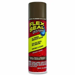 Flex Seal Products Flex Seal Liquid Rubber Sealant Coating Aerosol, 14 oz Aerosol Can, Dries Brown, 6/Carton