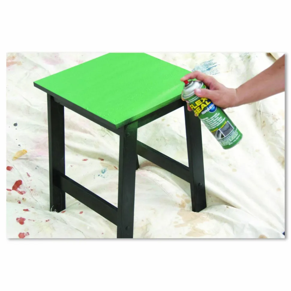Flex Seal Products Flex Seal Liquid Rubber Sealant Coating Aerosol, 14 oz Aerosol Can, Dries Green, 6/Carton