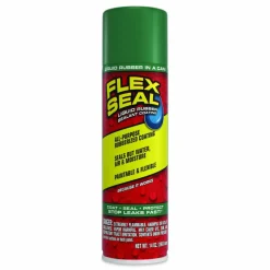 Flex Seal Products Flex Seal Liquid Rubber Sealant Coating Aerosol, 14 oz Aerosol Can, Dries Green, 6/Carton