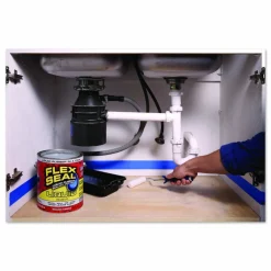 Flex Seal Products Flex Seal Liquid Rubber Sealant Coating Liquid, 1 gal Can, Dries Clear, 2/Carton