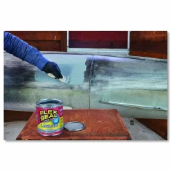 Flex Seal Products Flex Seal Liquid Rubber Sealant Coating Liquid, 32 oz Can, Dries Gray, 6/Carton