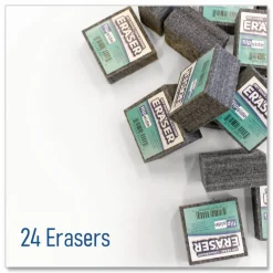 Flipside Dry Erase/Chalkboard Felt Eraser, 1