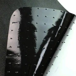 Floortex Advantagemat Black Vinyl Lipped Chair Mat - FC114553LLBV