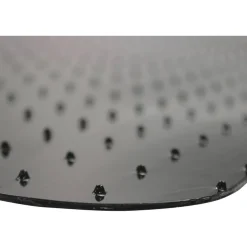 Floortex Advantagemat Black Vinyl Lipped Chair Mat - FC114553LLBV