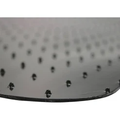 Floortex Advantagemat Black Vinyl Rectangular Chair Mat for Carpets - 48
