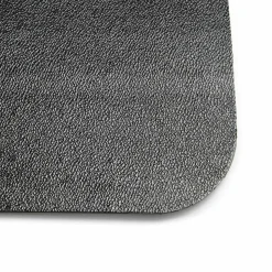Floortex Advantagemat Black Vinyl Lipped Chair Mat for Hard Floor - 36" x 48"