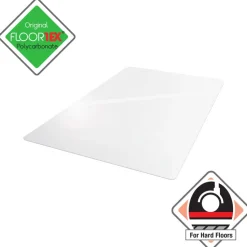 Floortex Cleartex Ultimat Polycarbonate Rectangular Chair Mat for Hard Floor - 48