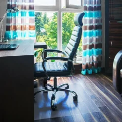 Floortex Cleartex Ultimat Polycarbonate Rectangular Chair Mat for Hard Floor - 48