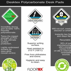 Floortex Desktex Polycarbonate Desk Pad 19