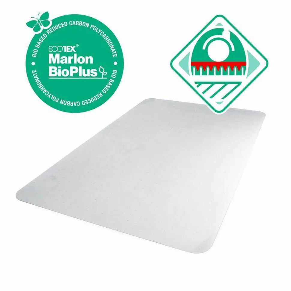 Floortex Eco Friendly Carbon Neutral Chair Mat for Low / Medium Pile Carpets