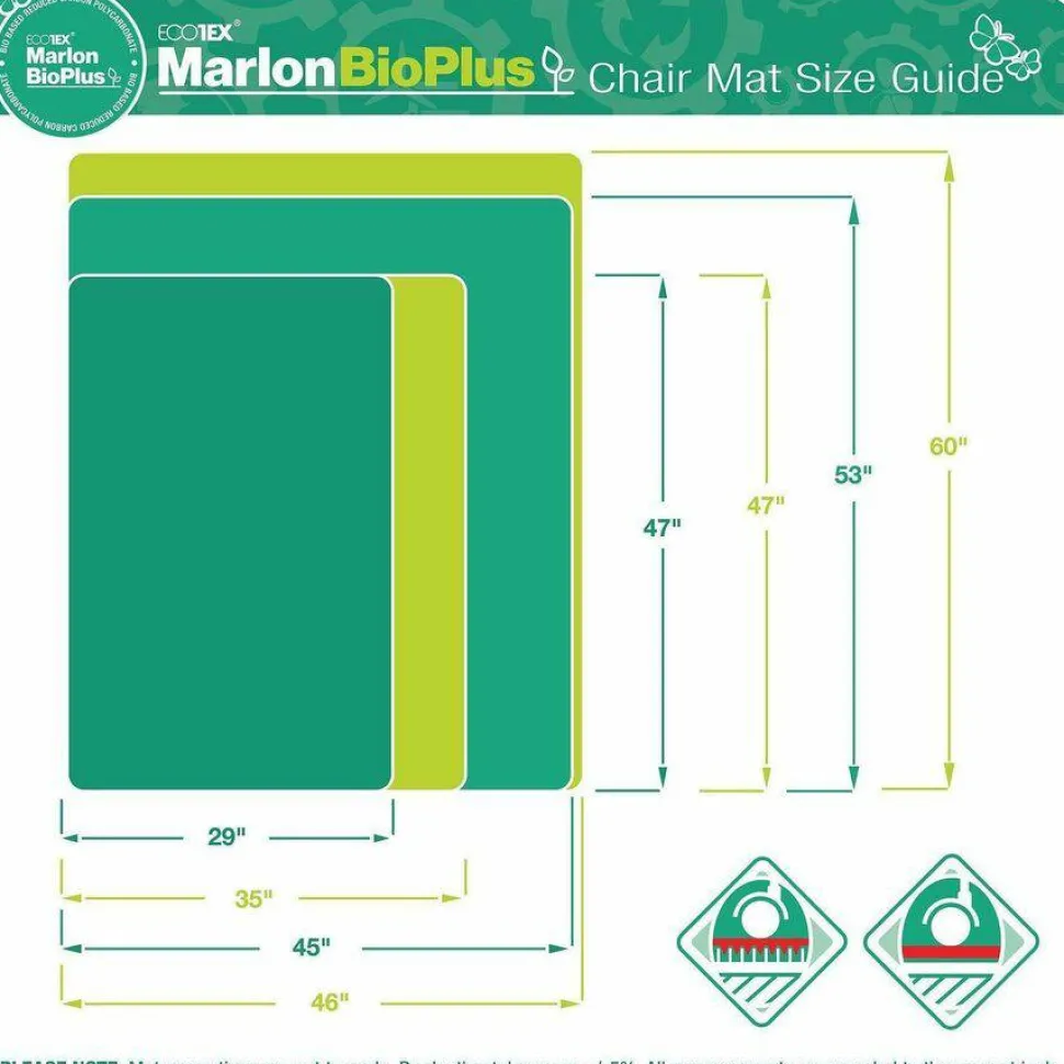 Floortex Ecotex Marlon BioPlus Chair Mat for Hard Floors