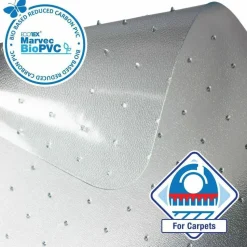 Floortex Ecotex Marvec BioPVC Chairmat - Carpet - 48