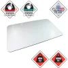 Floortex Heavy-Duty Glass Chair Mat for Hard Floors & Carpets - 36" x 48"
