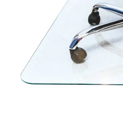 Floortex Heavy-Duty Glass Chair Mat for Hard Floors & Carpets - 36
