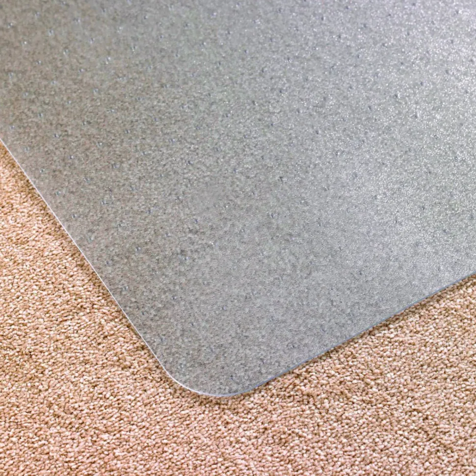 Floortex Phthalate-Free Vinyl Rectangular Chair Mat for Carpets up to 1/4" - 36" x 48"