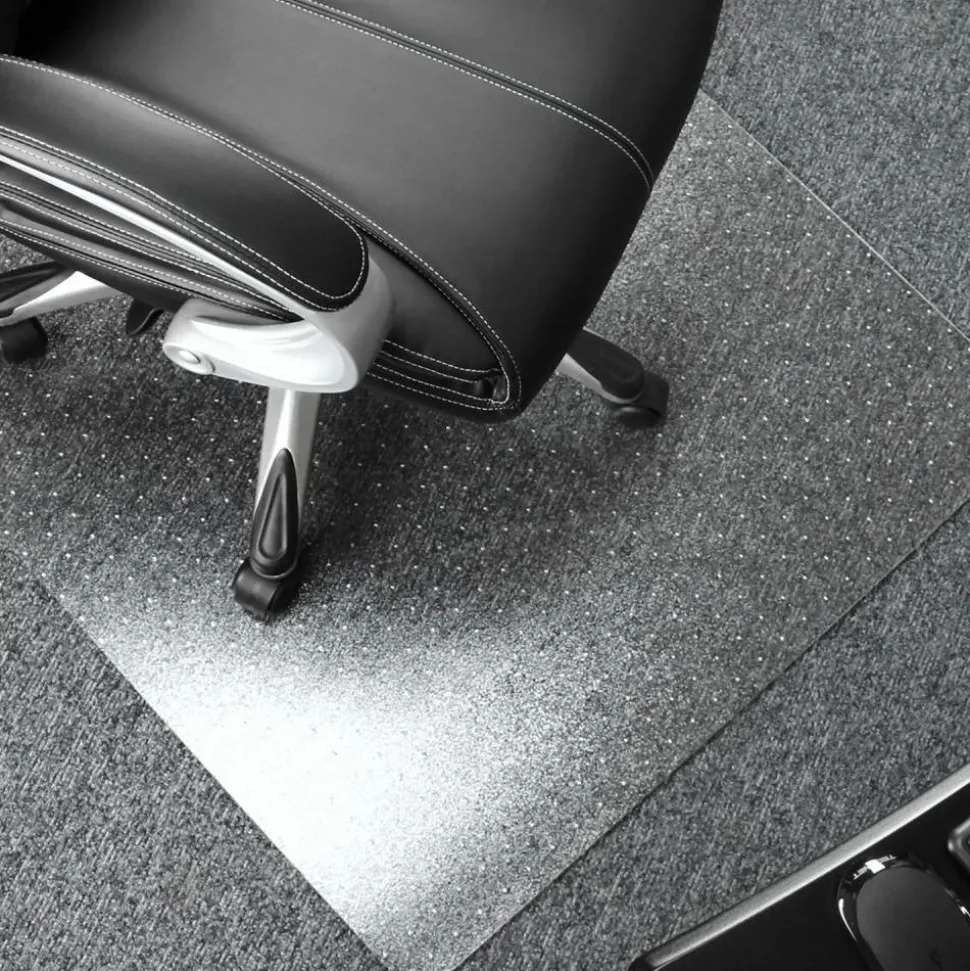 Floortex Polycarbonate Rectangular Chair Mat for Carpets up to 1/2" - 35" x 47"