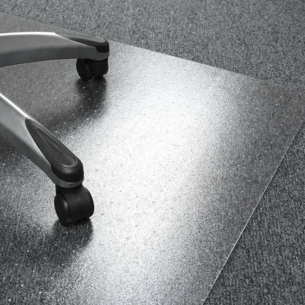 Floortex Polycarbonate Rectangular Chair Mat for Carpets up to 1/2" - 48" x 79"
